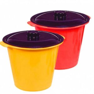 TACHO PARA RESIDUOS PLASTICO 6LTS CON TAPA