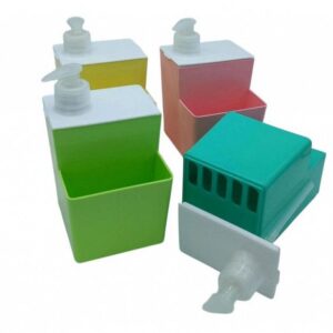 DISPENSER PLASTICO JABON LIQUIDO V/COLORES