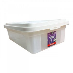 CAJA ORGANIZADORA 36LTS COLOR CON TAPA