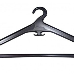 PERCHA ACRILICA NEGRA X1
