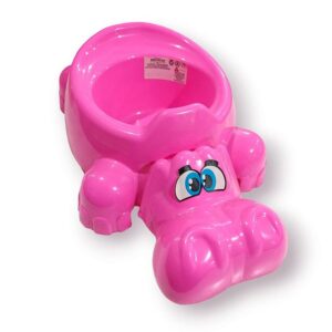 PELELA PLASTICA CON FORMA HIPOPOTAMO 13X40CM