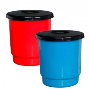 TACHO PLASTICO PARA RESIDUOS 14LTS CON TAPA