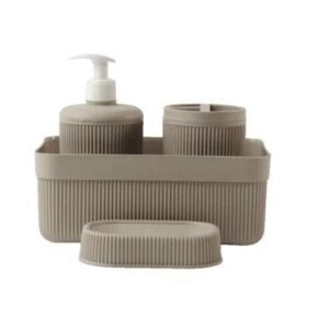 SET BAÑO X 4 PIEZAS PLASTICO
