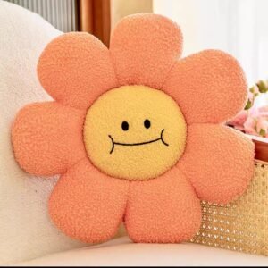 Almohada Flor 60x60 Rosa