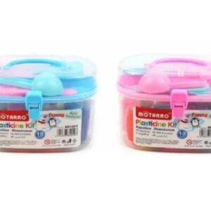 VALIJA PLASTILINA X18COL 14X10CM