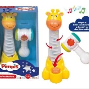 JIRAFA MUSICAL C/MARTILLO 27X15CM 036761