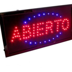 Vs-01v cartel led abierto 48cmx25cm 10451