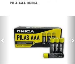 Pilas aaa alicalinas blister x4 onica 10515