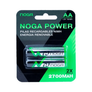 Pilas noga recargable aa 2700 mah 10552