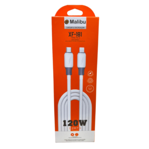 Xf-181cip cable de malibu 65w c a iphone 1.20mt _ 10683