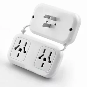 Adaptador duplicado enchufe 2 tomas 10963