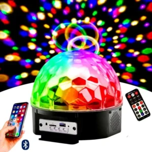 Ht-6403 lampara led luces audioridmico c/ parlante 11081