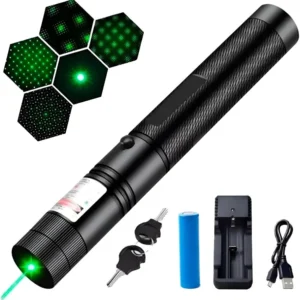 303 s puntero laser pila y cargador green babaji _ 11132