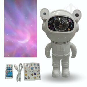 Proyector astronauta luz 360 estrella sin bt 11684