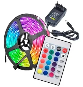 Nv-2835 tira de lez 5mt c/control rgb 11752