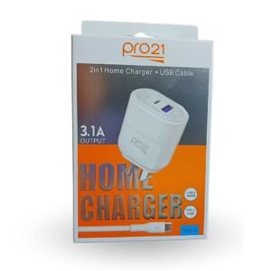 P-31 cargador pro21 3.1a usb+c cable tipo c 12086
