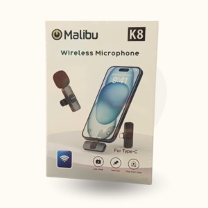 Microfono inalambrico malibu tipo c k8 12259