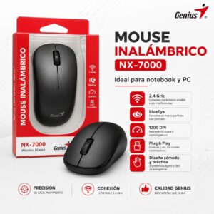 MOUSE GENIUS INALAMBRICO NX-7000