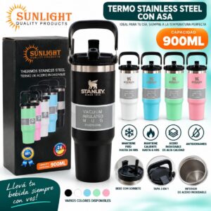 QUENCHER STANLEY CON MANIJA 900ML