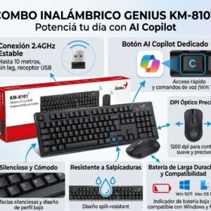 COMBO TECLADO/MOUSE GENIUS KM-8101