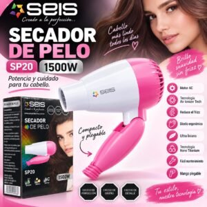 SECADOR DE VIAJE 1500W SEIS SP20