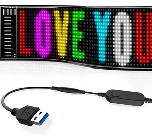 Cartel led programable 9x37cm niv-242 12320