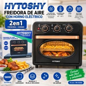 FREIDORA DE AIRE CON HORNO ELECTRICO HYTOSHY