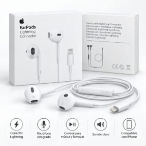AURICULAR LIGHTNING DE CABLE