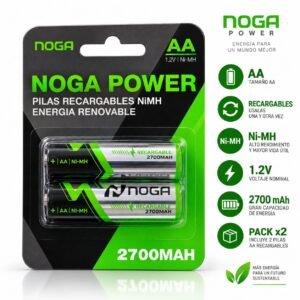 PILA NOGA RECARGABLE AA