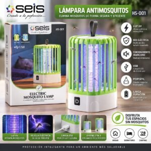LAMPARA MATA MOSQUITOS HS-001 SEIS