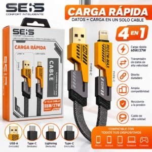 CABLE SEIS MALLADO 4 PUERTOS AV2476