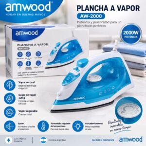 PLANCHA A VAPOR AMWOOD AW-2000