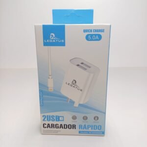 Rc5005000b cargador 5a 2usb a iph 1mt legatus 12689