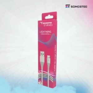 St-iph03 cable usb a lighthing 5a 1m somostec 12701