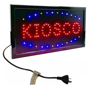 Fm006k cartel led kiosko 48cmx25cm 12825