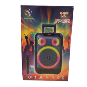 Sv-1205 parlantes 12" bluetooth c/microfono inalam 12829