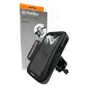 Cod18 soporte manubrio moto/bici c/estuche malibu 12915