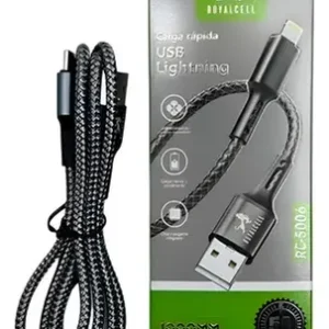 Rc-5006 cable usb-iph carga rapida mallado 1m 13023