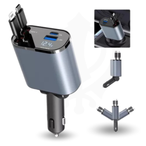 Nv-913 cargador p/auto 4en1 66w c/proyetar luces _ 13184