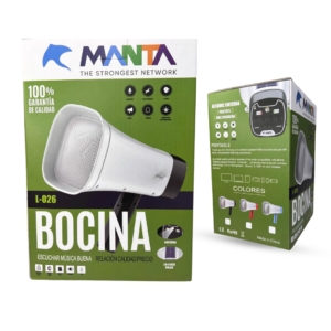 L-026 megafono inalambrico portatil solar 8w 13194