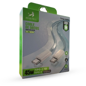 Rc-5020 cable tc-tc carga rapida 45w 5a 13254