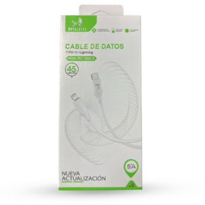 Rc-5023 cable tc-iph carga rapida 45w 1mt 13256