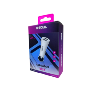 Ca-dusb10w cabezal para auto 2usb 2.4 10w soul 13282