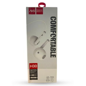 H30 auriculares c/cable y microfono 3.5mm 13304
