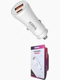 Ca-dpd38w cargador soul cabezal de auto 38w usb+c 13351