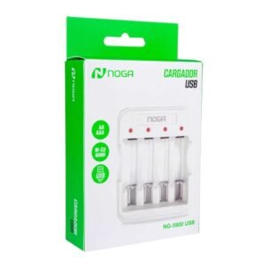 Ng-5900 cargador usb para 4 pilas aa/aaa noga 13413