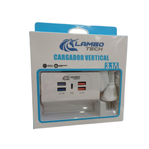 Lt-25al23 cargador vertical 3.1a 4usb+1usb-c 13471