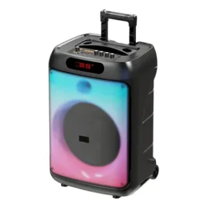 Spg-158 parlante led valija 12" c/microfono gtc 13477