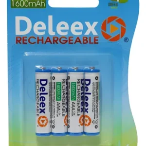 Pilas recargables deleex aaa 1600mah x4pcs 13480
