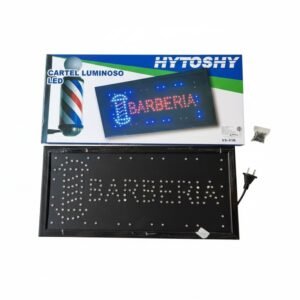Vs-01r cartel barberia luminoso led hytoshy 13502